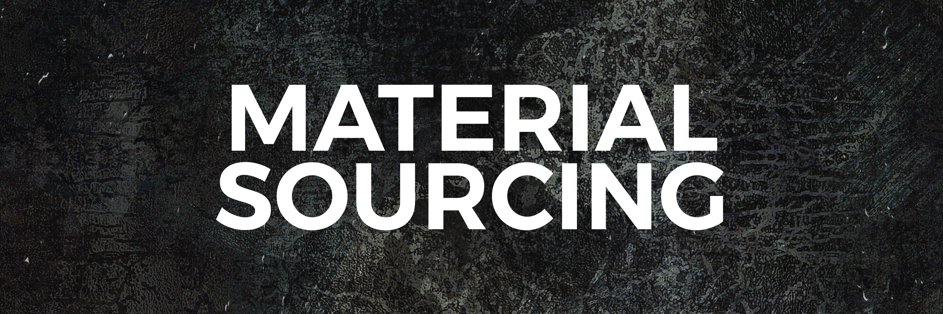 material sourcing for shoes