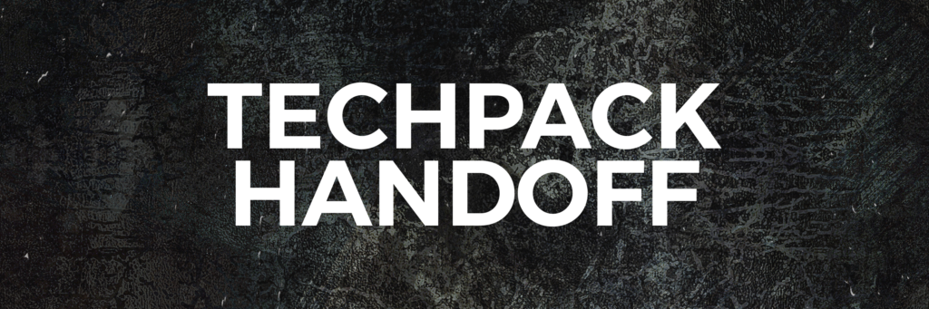 shoe design tech pack handoff